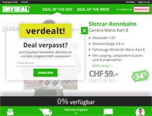 Tablet Screenshot of daydeal.ch